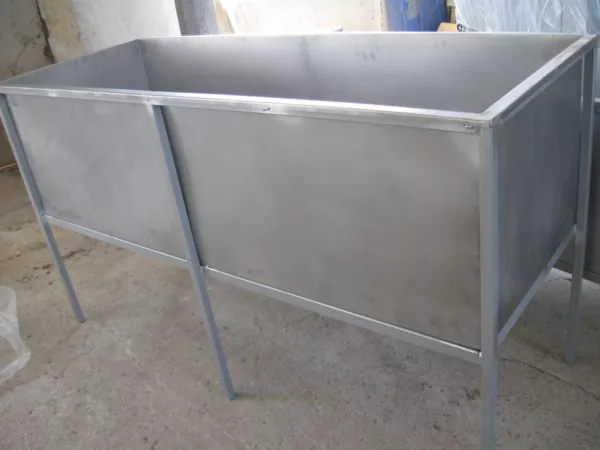 ПОЛИПРОМ ВМ-1,2.01.0 1206х604х969мм нержавеющая Ванны моечные #1